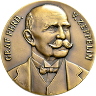 Medaillen Deutschland: Friedrichshafen: Bronzemedaille 1909 Von Mayer & Wilhelm. Fahrten Der Zeppeli - Andere & Zonder Classificatie