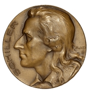 Medaillen Deutschland - Personen: Schiller, Friedrich Von 1759-1805: 3 Verschiedene Medaillen Mit Ko - Andere & Zonder Classificatie