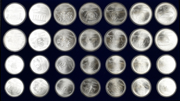 Kanada: Olympische Spiele Montreal 1976: 14 X 5 Dollars Sowie 14 X 10 Dollars Gedenkmünzen 1973-1976 - Canada