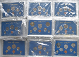 Norwegen: Coins Of Norway: 60 Kursmünzensätze Aus Norwegen Der Jahre 1974-1980 Im Blauen Etui. Alle - Norvège