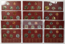 Norwegen: Coins Of Norway: Ein Karton Voller KMS In Hartplastik Der Jahre 1974 Bis 2012 Mit Nur 2 Lü - Norvège
