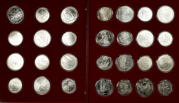 Sowjetunion: Olympische Spiele Moskau 1980: 14 X 5 Rubel Sowie 14 X 10 Rubel Gedenkmünzen, Augensche - Russia