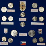Tschechoslowakei: Eine Umfangreiche Typensammlung Münzen Der Tschechoslowakei Seit Der Staatsgründun - Tchécoslovaquie