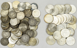 Deutschland: Kleines Lot An DM Münzen Sowie Reichsmark Aus Dem Dritten Reich Und Ein Paar Medaillen, - Autres & Non Classés
