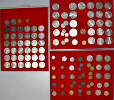 Deutschland: 3 Lindnerboxen überwiegend Mit Münzen Aus Deutschland, Dabei Kaiserreich, Drittes Reich - Autres & Non Classés