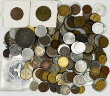 Deutschland: Kleine Schachtel Mit Ca. 0,7kg Klein- Und Silbermünzen Aus Deutschland Ab 1872. Überwie - Autres & Non Classés
