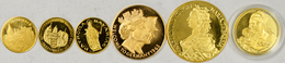 Medaillen: Lot 6 Goldmedaillen, Dabei: Maria Theresia; Patrona Bavariae; Tuttlingen (2x); Madonna Mi - Non Classés