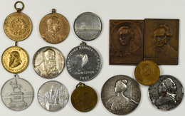 Medaillen: Lot 14 Medaillen / Plaketten Um 1900. - Non Classés
