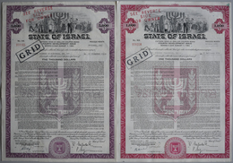 Alte Aktien / Wertpapiere: USA, New York. State Of Israel Fifteen Year 4% Dollar Coupon Bond 1967. L - Andere & Zonder Classificatie
