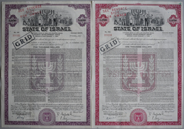 Alte Aktien / Wertpapiere: USA, New York. State Of Israel Fifteen Year 4% Dollar Coupon Bond 1967. L - Autres & Non Classés