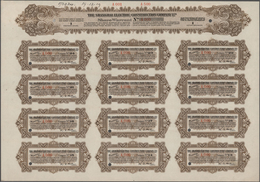 Alte Aktien / Wertpapiere: 1919/23, 6 Shanghai Electric Construction Company Ltd. Share Warrant Spec - Andere & Zonder Classificatie