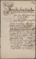 Varia, Sonstiges: Langensalza (Bad Langensalza): Offizielles Dokument Von 1781 Des Churfürstlichen S - Other & Unclassified