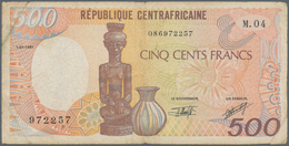 Africa / Afrika: Set Of 12 Banknotes Containing Gabon 500 Francs 1985 P. 8, Equatorial Guinea 500 & - Other - Africa