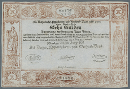 Deutschland - Altdeutsche Staaten: Bayern, Zeitgenössische Fälschung Einer Banknote Bayerische Hypot - …-1871: Altdeutschland