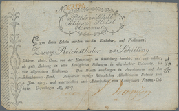 Deutschland - Altdeutsche Staaten: Schleswig-Holstein, Königliches Finanz-Kollegium 2 Reichsthaler 2 - [ 1] …-1871 : German States