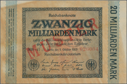 Deutschland - Deutsches Reich Bis 1945: Lot Mit 8 Banknoten, Alle Aus Laufender Serie Und Nachträgli - Sonstige & Ohne Zuordnung