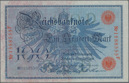 Deutschland - Deutsches Reich Bis 1945: Kleines Lot Mit 40 Banknoten 100 Mark 1908, Ro.33 In Leicht - Autres & Non Classés