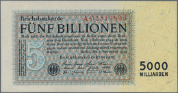 Deutschland - Deutsches Reich Bis 1945: 5 Billionen Mark 1. November 1923, Ro.127a, Reichsdruck Mit - Andere & Zonder Classificatie