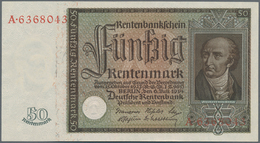 Deutschland - Deutsches Reich Bis 1945: 50 Rentenmark 1934, Ro.165 In Kassenfrischer Erhaltung: UNC. - Autres & Non Classés