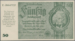 Deutschland - Deutsches Reich Bis 1945: 50 Reichsmark Der Notausgaben 1945 Der Reichsbankstellen Gra - Sonstige & Ohne Zuordnung