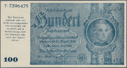 Deutschland - Deutsches Reich Bis 1945: 100 Reichsmark Der Notausgaben 1945 Der Reichsbankstellen Gr - Autres & Non Classés