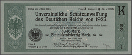 Deutschland - Deutsches Reich Bis 1945: Lot Mit 5 Schatzanweisungen Des Deutschen Reichs Von 1923 üb - Autres & Non Classés