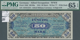 Deutschland - Alliierte Miltärbehörde + Ausgaben 1945-1948: Alliierte Militärbehörde 1944, 2x 50 Mar - Other & Unclassified