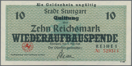 Deutschland - Alliierte Miltärbehörde + Ausgaben 1945-1948: Stuttgart, Stadt, 1, 2, 5, 10, 20 Reichs - Sonstige & Ohne Zuordnung