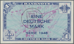 Deutschland - Bank Deutscher Länder + Bundesrepublik Deutschland: 1 DM 1948 Mit Stempel "B" Für West - Autres & Non Classés