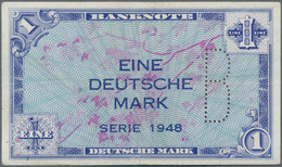 Deutschland - Bank Deutscher Länder + Bundesrepublik Deutschland: 1 DM 1948 Mit Perforation "B" Für - Other & Unclassified