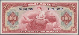 Deutschland - Bank Deutscher Länder + Bundesrepublik Deutschland: 100 DM 1948, "roter Hunderter", Ro - Other & Unclassified