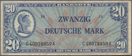 Deutschland - Bank Deutscher Länder + Bundesrepublik Deutschland: 20 DM 1948 "Liberty", Ro.246a, Sta - Altri & Non Classificati