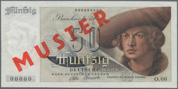 Deutschland - Bank Deutscher Länder + Bundesrepublik Deutschland: 50 DM 1948 "Franzosenschein" MUSTE - Sonstige & Ohne Zuordnung