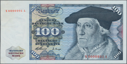 Deutschland - Bank Deutscher Länder + Bundesrepublik Deutschland: Sehr Schönes Lot Mit 4 Banknoten D - Autres & Non Classés