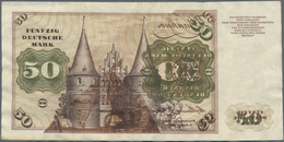 Deutschland - Bank Deutscher Länder + Bundesrepublik Deutschland: 50 DM 1960, Ro.265a Fehldruck, Tei - Other & Unclassified