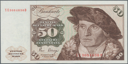 Deutschland - Bank Deutscher Länder + Bundesrepublik Deutschland: 50 DM 1980 Ersatznote Mit KN YE308 - Other & Unclassified