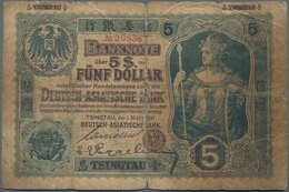 Deutschland - Nebengebiete Deutsches Reich: Deutsch-Asiatische Bank, Hauptsitz TSINGTAU, 5 Dollar 19 - Autres & Non Classés