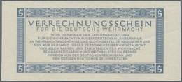 Deutschland - Konzentrations- Und Kriegsgefangenenlager: Fehldruck Der 5 Reichsmark Verrechnungssche - Altri & Non Classificati