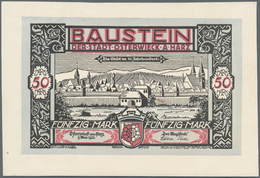 Deutschland - Notgeld Besonderer Art: Osterwieck, Stadt, Ledergeld, 20, 2 X 50 (Udr. Graugrün Bzw. H - Other & Unclassified