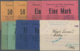 Deutschland - Notgeld - Elsass-Lothringen: Kaysersberg, Stadt, Je 2 X 50 Pf., 1, 2, 5 Mark, 17.8.191 - Andere & Zonder Classificatie