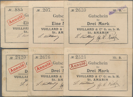 Deutschland - Notgeld - Elsass-Lothringen: St. Amarin, Oberelsass, Vuillard & Cie. GmbH, 1 Mark, Une - Sonstige & Ohne Zuordnung