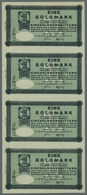 Deutschland - Notgeld - Schleswig-Holstein: LÜBECK; 1,- Goldmark-Notgeldschein Im Senkrechtem Unzert - [11] Local Banknote Issues