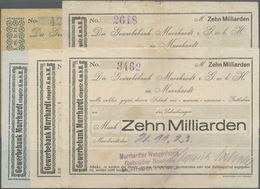 Deutschland - Notgeld - Württemberg: Murrhardt, Gewerbebank, Louis Schweizer, 500 Mio. Mark, 19. (hs - [11] Local Banknote Issues