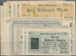 Deutschland - Notgeld - Württemberg: Murrhardt, Stadt, 200, 500 Tsd., 1, 2, 5 Mio. Mark, 30.8.1923; - [11] Emissions Locales