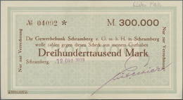 Deutschland - Notgeld - Württemberg: Schramberg, Gustav Meier, Buchdruckerei, 300 Tsd. Mark, 12.10.1 - [11] Lokale Uitgaven