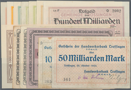 Deutschland - Notgeld - Württemberg: Trossingen, Ch. Weiss AG, Harmonikafabriken, 100 Tsd., 1 Mio. M - [11] Local Banknote Issues