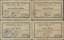 Deutschland - Notgeld - Ehemalige Ostgebiete: Vandsburg, Westpreußen, Magistrat, ½, 1, 2, 3 Mark, 1. - Altri & Non Classificati