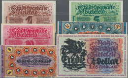 Deutschland - Notgeld Besonderer Art: Bielefeld, Händlerbestand Im Album Mit Einigen Hübschen Und Se - Other & Unclassified