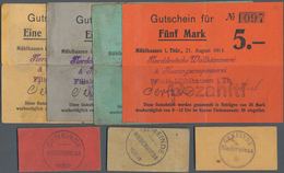 Deutschland - Notgeld: Kriegsbeginn 1914, Mappe Mit 42 Notgeldscheinen Quer Durch Das Reich, Dabei E - Sonstige & Ohne Zuordnung