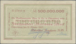 Deutschland - Notgeld - Württemberg: Schramberg, Gebrüder Junghans A.G., 100 Tsd. Mark, 21.8.1923 (D - Lokale Ausgaben